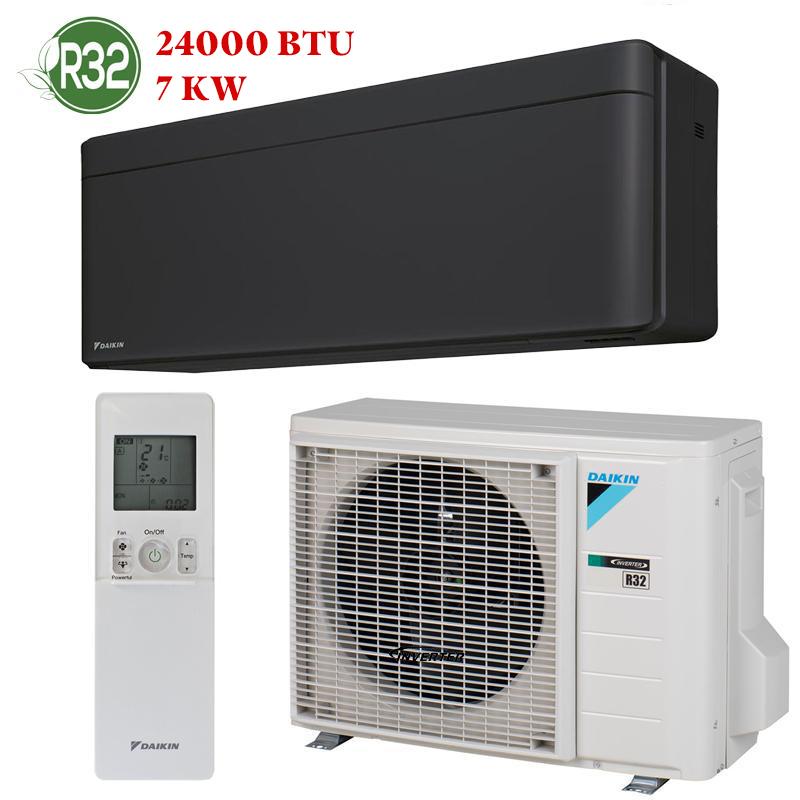 Climatiseur DAIKIN 24000 BTU Inverter blanc moderne installé dans un salon au Maroc