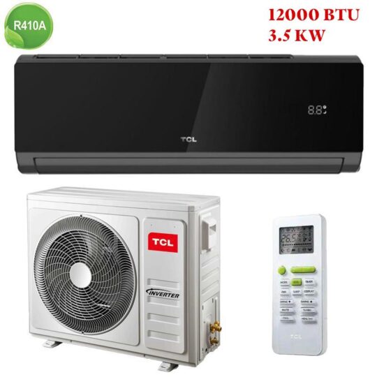 Climatiseur TCL 12000 BTU Inverter haute performance avec technologie économie d’énergie au Maroc.
