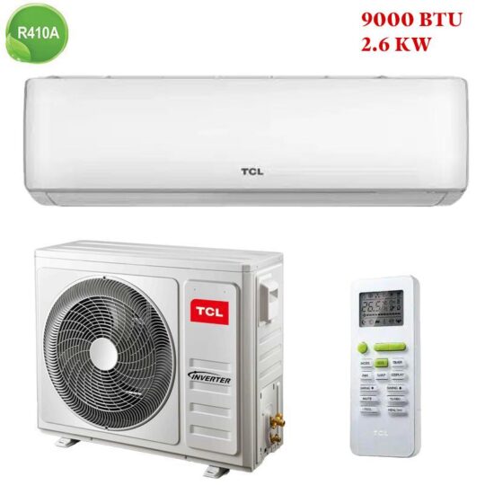 Climatiseur TCL 9000 BTU Smart Inverter au Maroc avec technologie économie d'énergie et refroidissement rapide